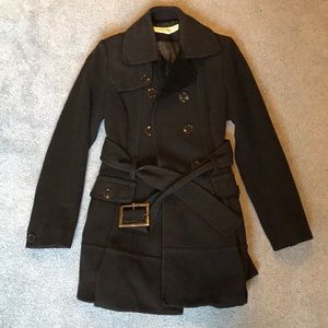 Double Breasted Wool Pea Coat